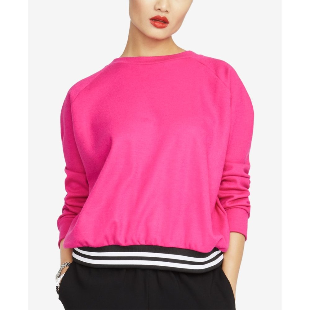 NWT Womens RACHEL Rachel Roy Yasmin Crossback Sweatshirt Top